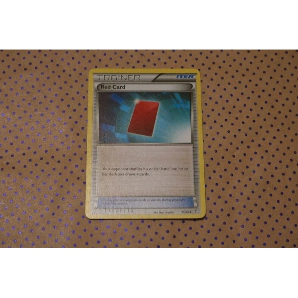 Red Card 71/83 Pokemon Card (2016)